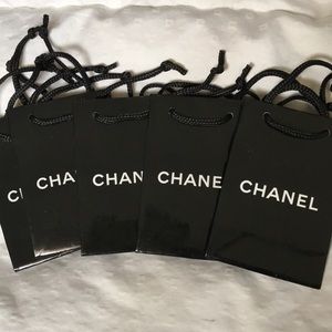 5 CHANEL gift bags collectible